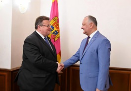 Президент Республики Молдова провел встречу с Министром иностранных дел Литовской Республики