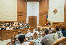 Președintele țării a avut o întrevedere cu membrii Comitetului Confederal al Confederației Naționale a Sindicatelor din Moldova