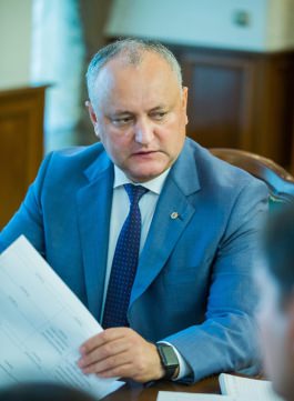 Игорь Додон провел заседание Оргкомитета по празднованию 75-летия освобождения Молдовы от фашизма