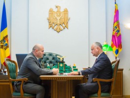 Președintele Igor Dodon a avut o întrevedere cu Ministrul Pavel Voicu