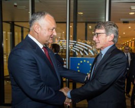 Președintele Republicii Moldova a avut o întrevedere cu Președintele Parlamentului European