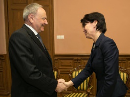 President Nicolae Timofti meets UNDP resident representative in Moldova