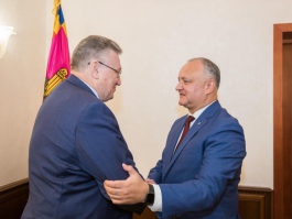 Președintele Republicii Moldova a avut o întrevedere cu consilierul guvernatorului orașului Sankt Petersburg