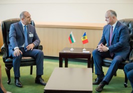 Игорь Додон провел встречу с Президентом Болгарии Руменом Радевым