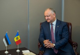 Președintele Republicii Moldova a avut o întrevedere cu Președintele Republicii Estonia