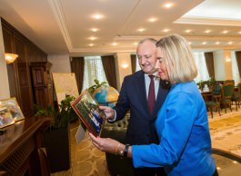 Президент Республики Молдова провел встречу с Федерикой Могерини