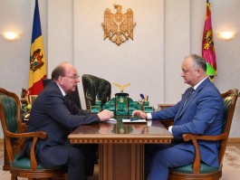 Президент Республики Молдова провел встречу с Послом Российской Федерации