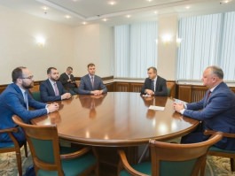 Igor Dodon a avut o întrevedere cu un grup de manageri ai companiei „Yandex”