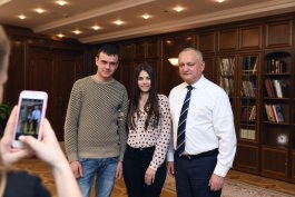 Familia Pascari din satul Suvorovca a primit sprijin din partea șefului statului