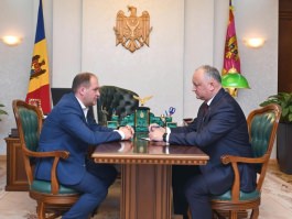 Președintele țării a avut o întrevedere cu primarul general al municipiului Chișinău