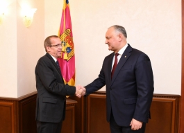 Глава государства провел встречу с Координатором-резидентом ООН в Республике Молдова