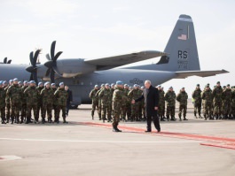 Moldovan servicemen leave for international peacekeeping mission in Kosovo