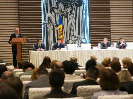 Președintele Republicii Moldova, Nicolae Timofti, a participat la Adunarea generală a judecătorilor