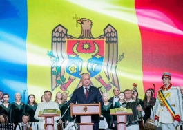 Președintele Republicii Moldova a participat la adunarea solemnă cu prilejul marcării a 25 ani de la crearea UTA Găgăuzia