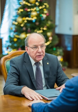 Președintele țării a avut o întrevedere cu Ambasadorul Rusiei