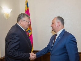 Preşedintele ţării a avut o întrevedere cu Președintele Consiliului de Administrare al Băncii Eurasiatice de Dezvoltare