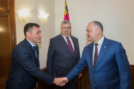 Preşedintele ţării a avut o întrevedere cu Președintele Consiliului de Administrare al Băncii Eurasiatice de Dezvoltare