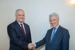 Президент Республики Молдова провел встречу со Спецпредставителем албанского Председательства ОБСЕ
