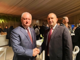 Preşedintele Moldovei a avut o întrevedere cu Președintele Bulgariei