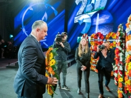 Igor Dodon a participat la ceremonia de comemorare a victimelor Holocaustului, desfășurată la Ierusalim