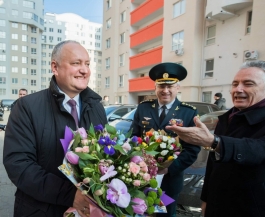 Șeful statului a vizitat familia Pelipețchii din municipiul Chișinău
