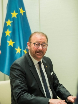 Președintele Republicii Moldova a avut o întrevedere cu Președintele Adunării Parlamentare a Consiliului Europei