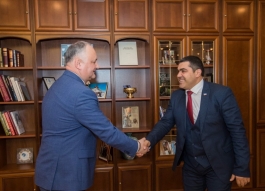 Președintele Republicii Moldova a avut o întrevedere cu președintele Adunării Populare a Găgăuziei