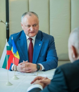 Președintele Republicii Moldova a avut o întrevedere cu Prim-ministrul Republicii Bulgaria