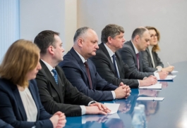 Președintele Republicii Moldova a avut o întrevedere cu Președintele Comisiei de la Veneția