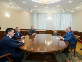 Șeful statului avut o întrevedere cu trei importatori de produse petroliere din Republica Moldova