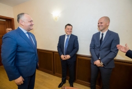 Șeful statului avut o întrevedere cu trei importatori de produse petroliere din Republica Moldova