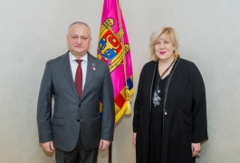 Președintele Republicii Moldova a avut o întrevedere cu Comisarul pentru Drepturile Omului al Consiliului Europei