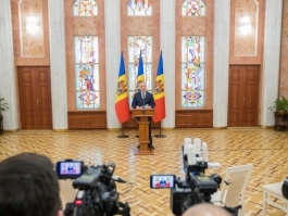 Президент Республики Молдова выступил с обращением к гражданам