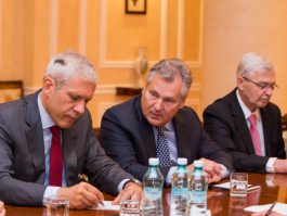 Moldovan head of state meets former Polish, Serbian, Albanian presidents