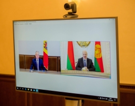 Президент Республики Молдова провел онлайн-дискуссию с Президентом Республики Беларусь