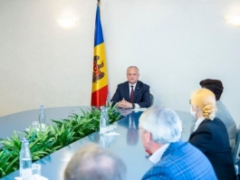 Игорь Додон провел заседание с председателями профильных комиссий Совета гражданского общества 