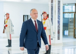 Президент Республики Молдова принял верительные грамоты Чрезвычайного и Полномочного Посла Республики Беларусь в нашей стране 