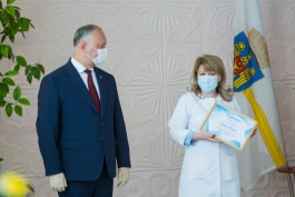 Preşedintele ţării a vizitat Spitalul „Valentin Ignatenco”