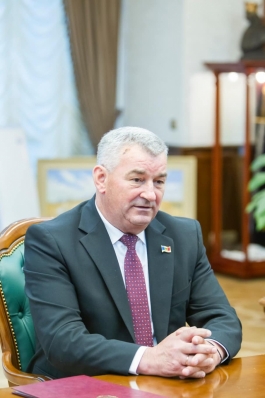 Președintele Republicii Moldova a avut o întrevedere cu președintele raionului Dubăsari