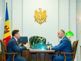 Президент Игорь Додон провел встречу с депутатом Штефаном Гацканом