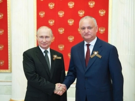 Igor Dodon to hold meetings with Vladimir Putin and Dmitri Kozak
