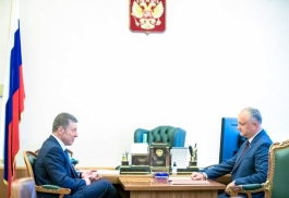 Igor Dodon a avut întrevederi cu Vladimir Putin și Dmitri Kozak