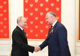 Igor Dodon a avut întrevederi cu Vladimir Putin și Dmitri Kozak