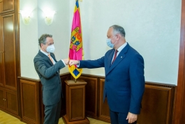 Președintele țării a avut o întrevedere cu șeful Misiunii OSCE în Moldova