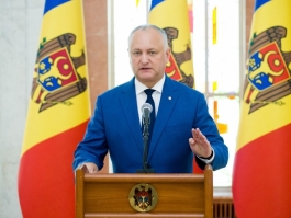 Президент Республики Молдова провел брифинг в связи с последними событиями в парламенте