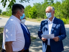 Президент страны посетил село Ивановка Хынчештского района