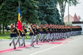 Нead of state decorated National Army contingent that participated in military parade in Moscow 