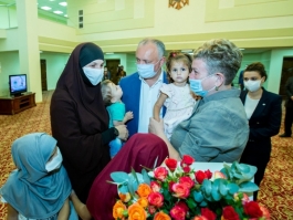 Due to efforts of President of the Republic of Moldova, another family from Syria repatriated