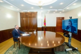 Șeful statului a avut o discuție online cu șeful misiunii de monitorizare a Fondului Monetar Internațional în Moldova
