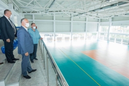 Președintele Moldovei a vizitat complexul sportiv din satul Pănășești, raionul Strășeni